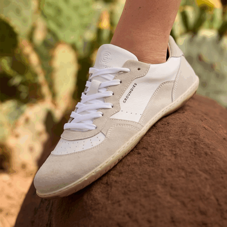 Barfußschuhe Damen Weiß